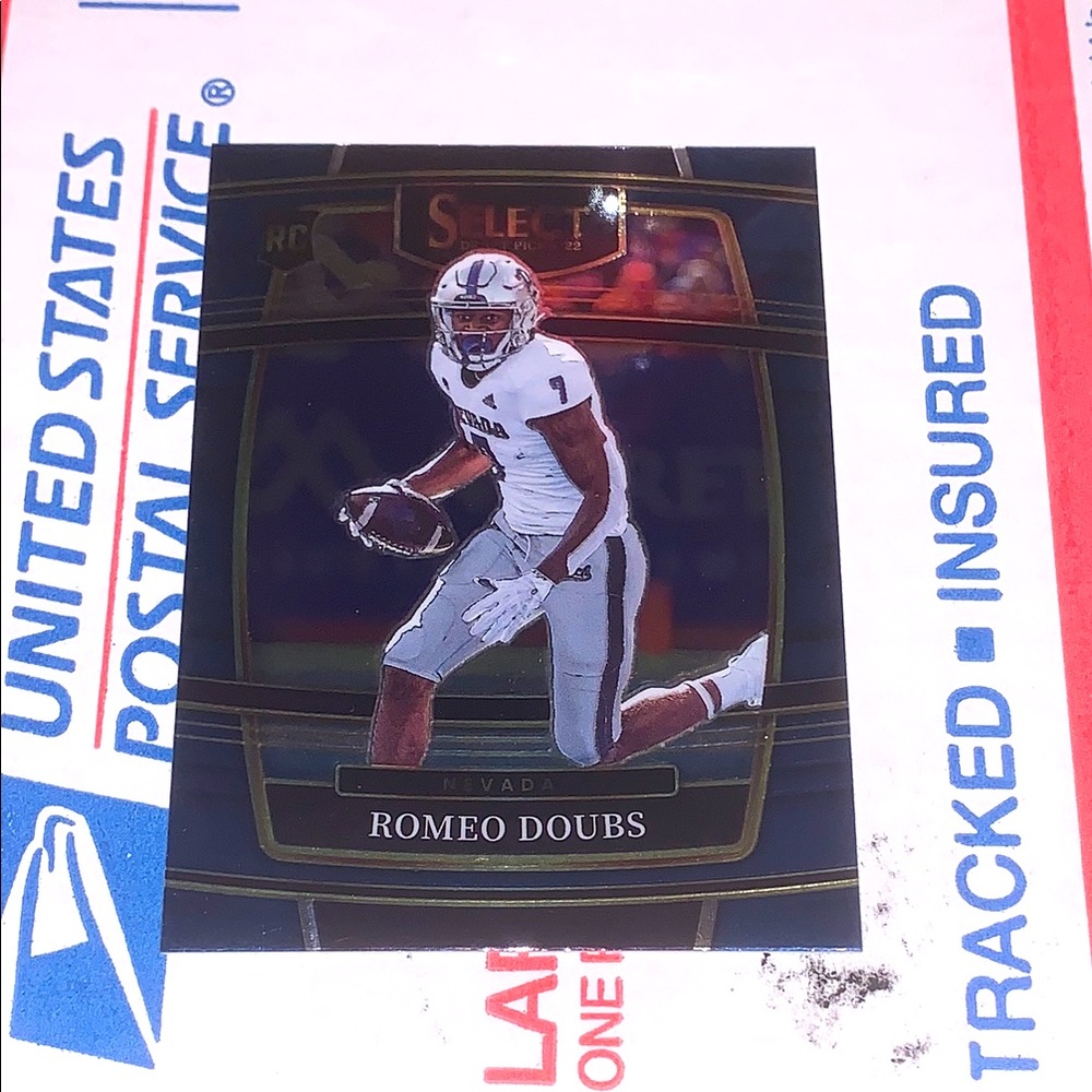 Romeo Doubs Nevada State University Select Draft Picks Rookie Card Panini